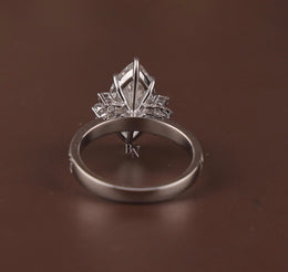 Arrianna's Custom 5ct Marquise Moissanite Engagement Ring