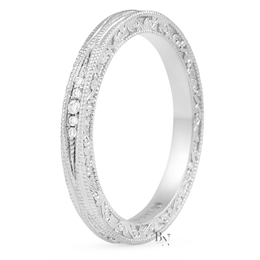 Round Cut Lab Diamond Eternity Band, Shared Prong Wedding Ring, 1.60ctw Full Circle Band, (Copy)