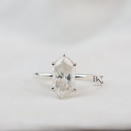 1.5ct Dutch Marquise Cut Lab Grown Diamond Ring | 14K Gold Bezel Set Engagement Ring | Handcrafted Filigree Solitaire
