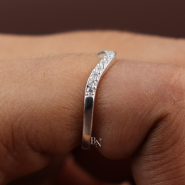 Round Cut Lab Diamond Ring, Floral Basket Setting, Dainty Side Stone Band, 14k Gold Engagement Ring (Copy)