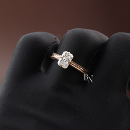 Radiant Cut Lab Diamond Engagement Ring, 1.35 Carat Solitaire, Vintage Engraved Band, 18k Yellow Gold Ring