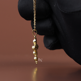 0.30ct Lab Grown Diamond Cross Necklace, Round Bezel Set Pendant, Dainty Religious Layering Jewelry