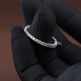 Round Lab Grown Diamond Engagement Ring, 4 Prong Solitaire Ring, Classic Minimalist