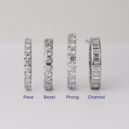 Baguette Cut Lab Diamond Band, 1.80 CTW Channel Set Eternity Ring, 14K Gold Bridal Stacking Ring