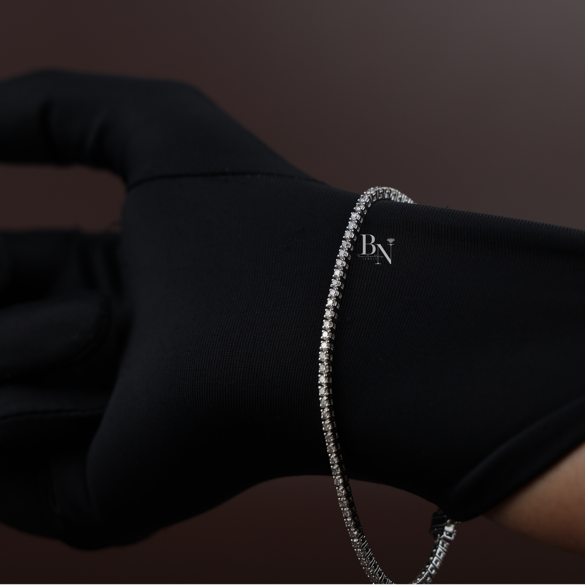 2 CTW Lab Grown Diamond Tennis Bracelet, Round Cut Classic Diamond Wristband, Elegant Bridal Jewelry