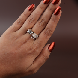 Mens Lab Grown Diamond Ring, Criss Cut Statement Ring, Gold Mens Ring, Hip Hop Luxury Jewelry