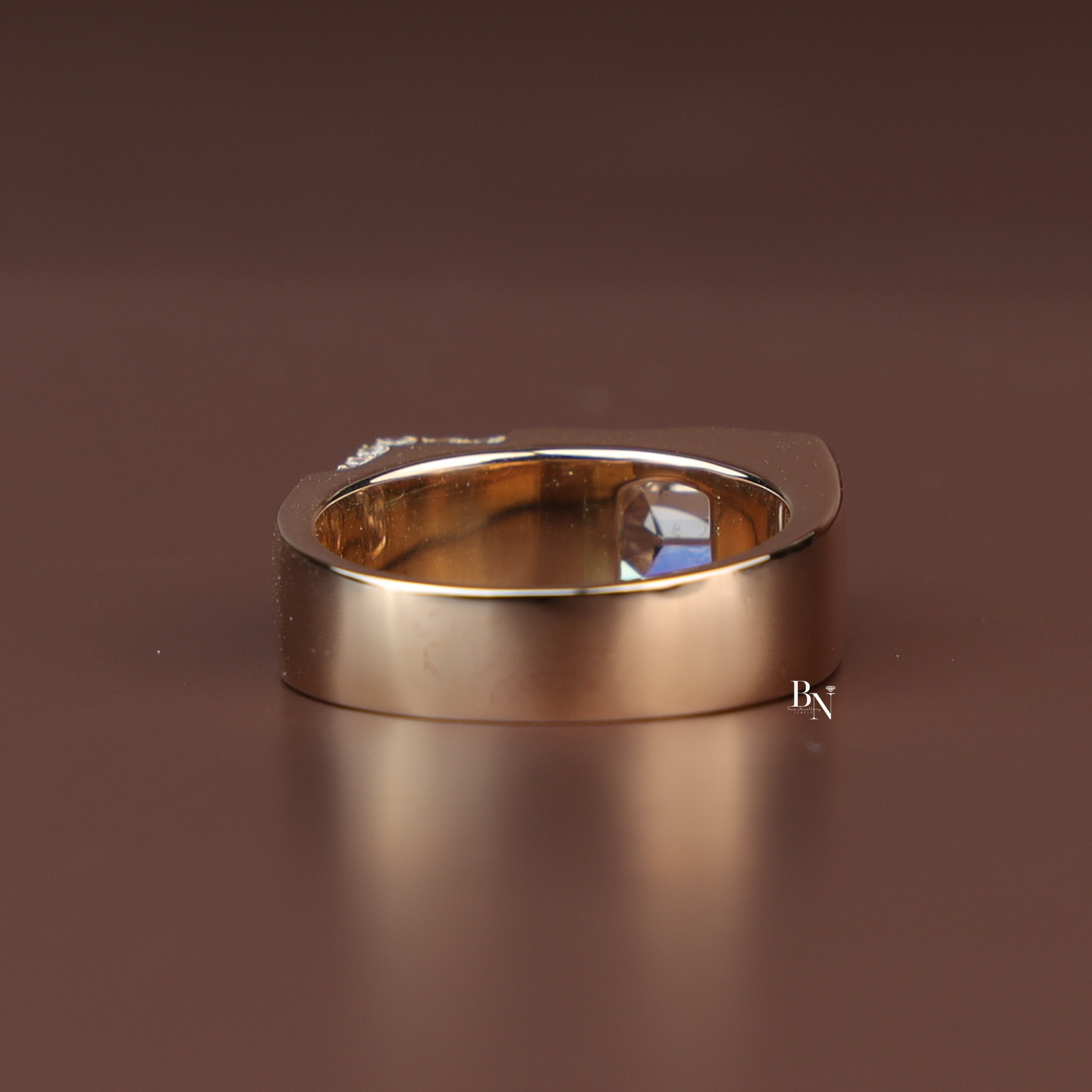 Mens Lab Grown Diamond Ring, Criss Cut Statement Ring, Gold Mens Ring, Hip Hop Luxury Jewelry