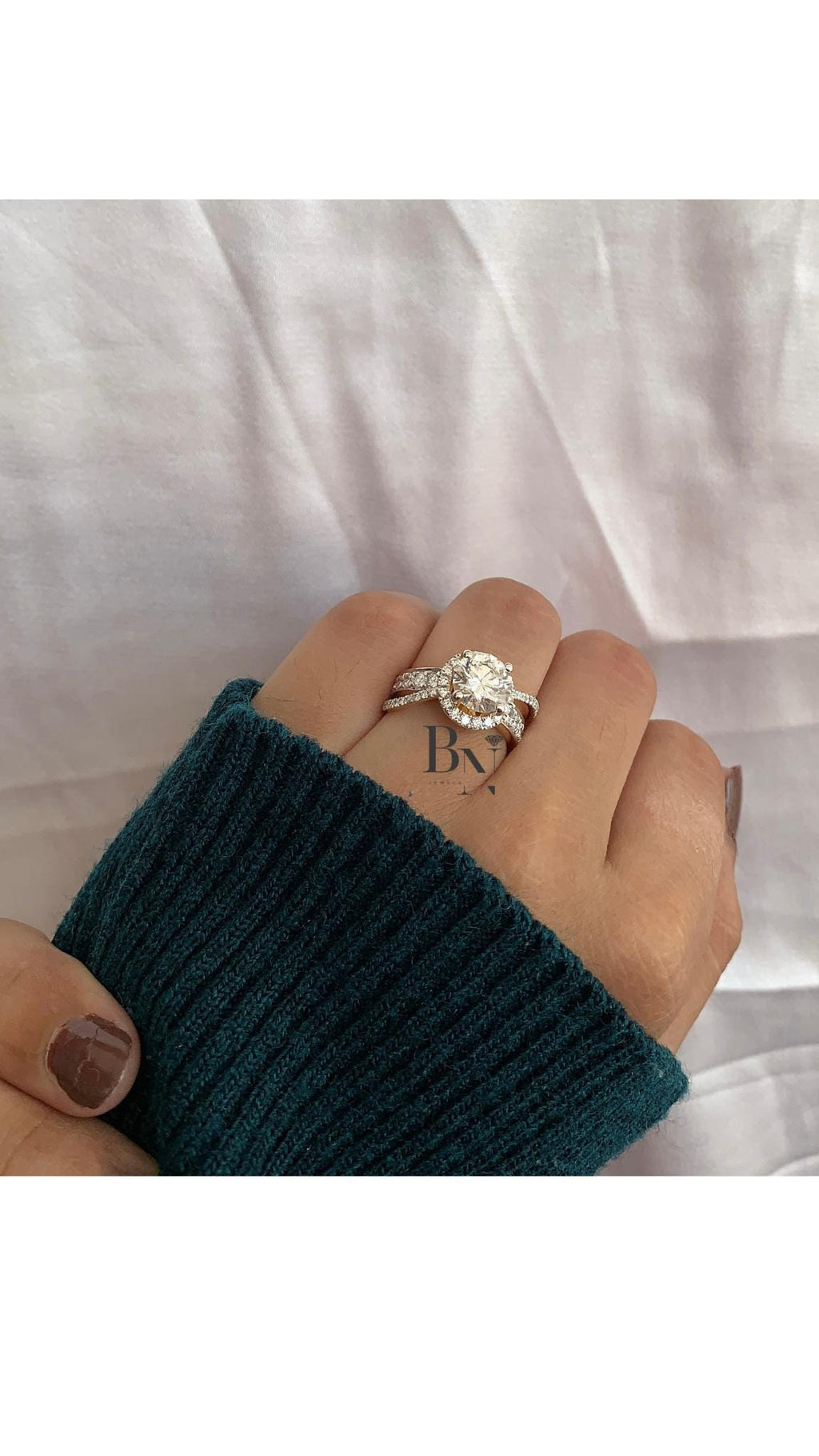 1.5 Carat Round Cut Lab Grown D VVS2 Diamond Ring / 1.5 CT Round Cut Diamond Engagement Ring / Dainty Ring / 14k Gold Round Cut Diamond Ring
