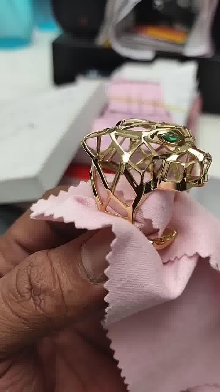 10k Yellow Gold Stylish Tiger Ring, Signet Ring for Him, Minimalist Yellow Gold Ring, 10k Yellow/White/Rose Gold Ring (customisable)
