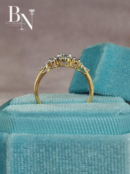 1ct Oval Lab Grown Diamond Engagement Ring | Vintage Floral Cluster 14K Gold