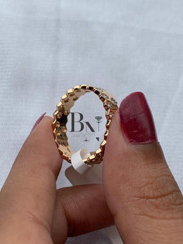 Lab Grown Diamond Wedding Band | Stackable 18K Rose Gold