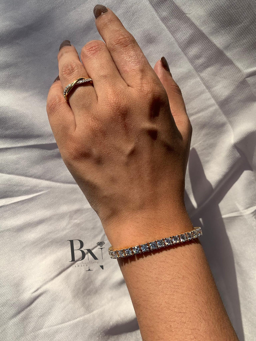10 Carat Diamond Tennis Bracelet 14k Gold | IGI Certified Lab Diamond | Classic Bridal Wedding Bracelet | Anniversary Gift for Wife