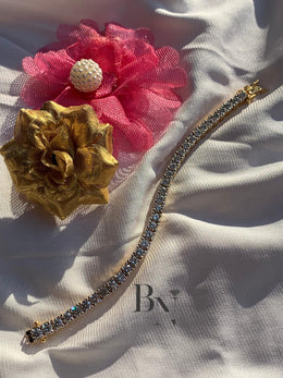 10ct Lab Grown Diamond Tennis Bracelet | Classic Inline 14K Gold
