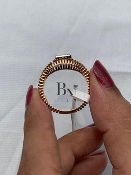 Lab Grown Diamond Signet Ring | Minimalist Statement 14K Solid Gold